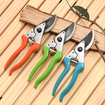 Ножици за подрязване на клони с алуминиеви дръжки и манганова стомана, диаметър на подрязване 6 мм