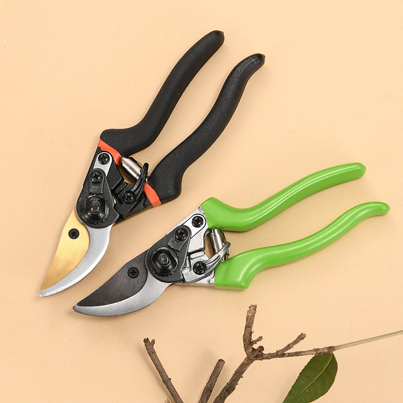 Ножици за подрязване на клони с алуминиеви дръжки и манганова стомана, диаметър на подрязване 6 мм