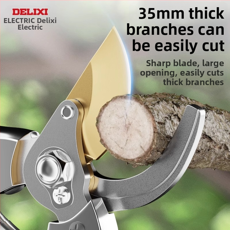 Delixi elektrilised pügamisriistad lillede ja viljapuude pügamiseks, aednikutöö tööriist, tööjõu säästmine