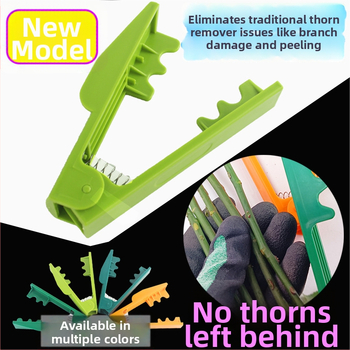 Deao plastové ručné kliešte na ruže s odstraňovaním tŕňov — pre záhradníctvo a kvetinárstvo