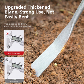 Airidun 3 dalių sodo kastuvėlių rinkinys šeimos sodui – mažas kastuvėlis česnakui kasinėti, vazoninių augalų kastuvėlis, žemės kasimo kastuvėlis