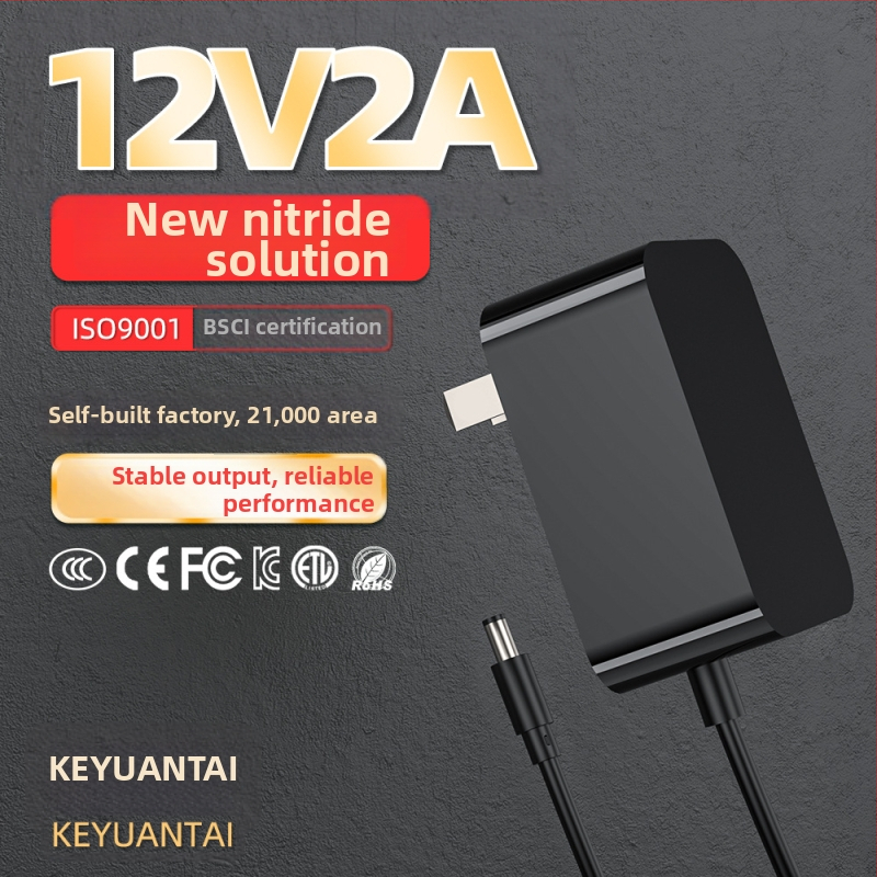 12V 2A tápegység, 24W, CCC tanúsított, Nemzeti szabvány, bemenet 100-240V, háziállatvíz adagoló és akváriumi berendezéshez