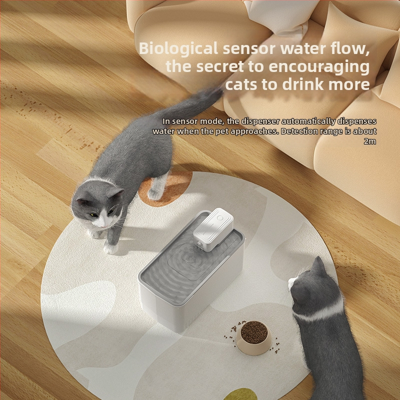 Dispenser de apă pentru animale NYSJ6038 — pentru câini și pisici, detașabil, greutate 780 g, categorie: vase pentru animale de companie