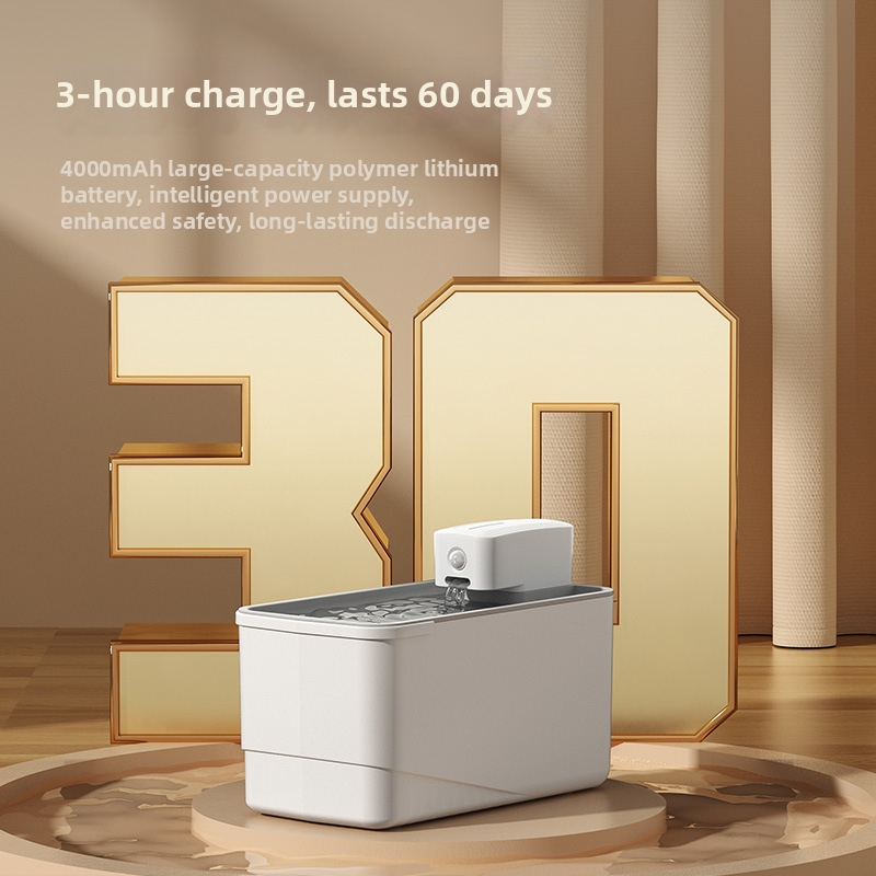 Dispenser de apă pentru animale NYSJ6038 — pentru câini și pisici, detașabil, greutate 780 g, categorie: vase pentru animale de companie