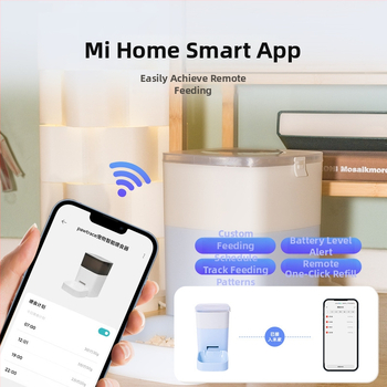 Hranitor inteligent pentru animale de companie, model P10002, pentru câini și pisici, greutate 1,4 kg