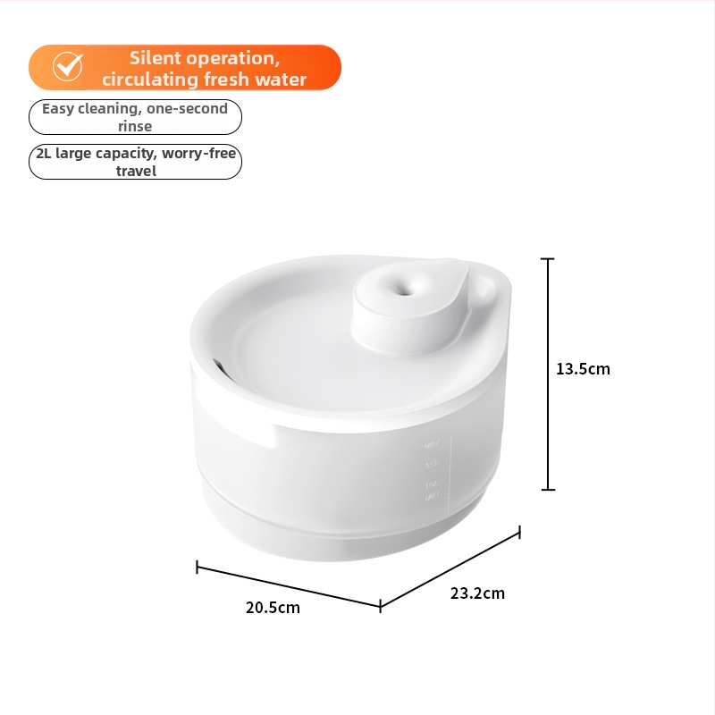 Διανομέας νερού για κατοικίδια με έλεγχο μέσω εφαρμογής, αποσπώμενο, μεγάλης χωρητικότητας, για σκύλους και γάτες | Μοντέλο Ch-iwd004