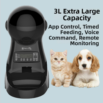 Automātisks suņu un kaķu barotājs ar noņemamu dizainu, ar lietotnes vadību, paredzēts suņiem un kaķiem (Enyi EY20230614)