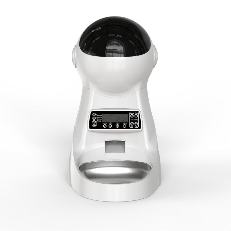 Automatinė gyvūnėlių lesyklėlė su nuimamais dizainu, programėlės valdymas, skirta šunims ir katėms (Enyi EY20230614)