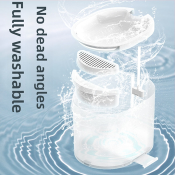 Kaķu ūdens dozators ar inteliģentu automātisko ciklu, noņemams, bezvadu sensors (nav nepieciešama lietotne)