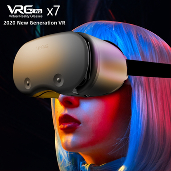 VRG Pro x7 Galvos uždėtos VR akinės Metaverse, 260 g, 2021 m. modelis, Įgaliotas privatūs prekės ženklas, visos šalies garantija