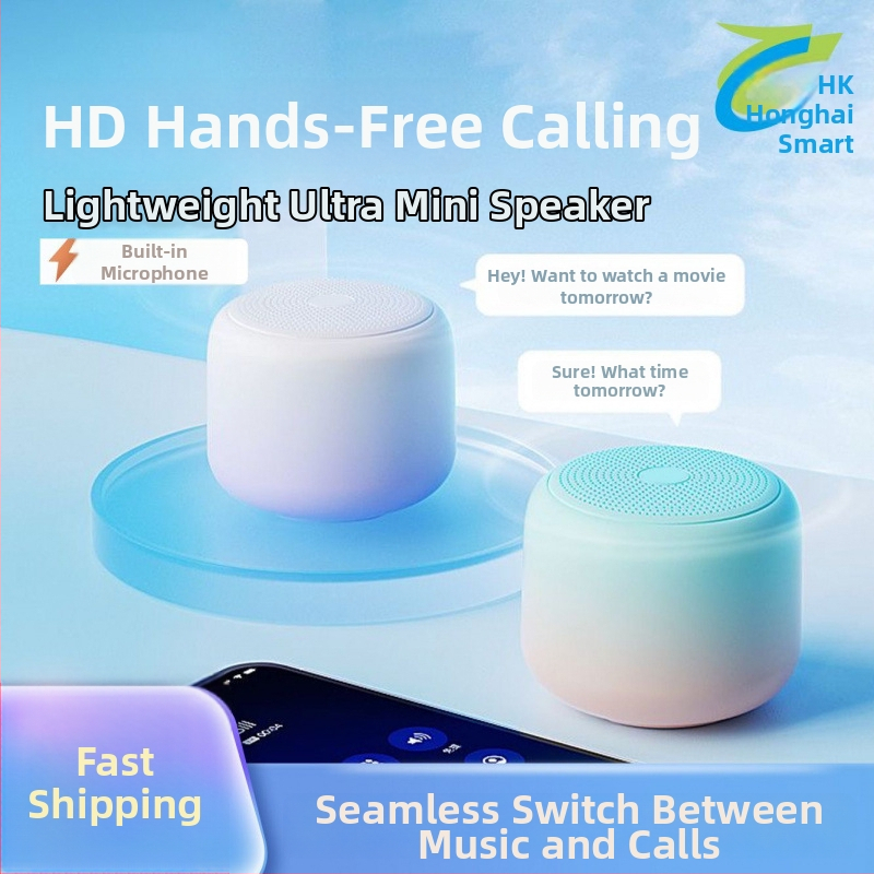 Bezvadu Bluetooth skaļrunis – Mini portatīvais ārējais skaļrunis, iekšējā akumulatora jauda 1200–2000 mAh, IPX4 ūdensizturīgs, 40Hz–20kHz, SNR ≥100 dB, jauda 1W