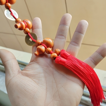 Drveni privjesak za unutarnju dekoraciju automobila, kineski tradicijski stil