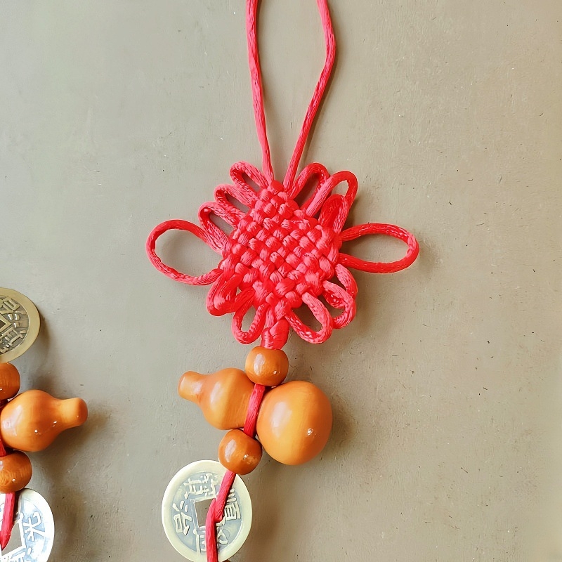 Drveni privjesak za unutarnju dekoraciju automobila, kineski tradicijski stil