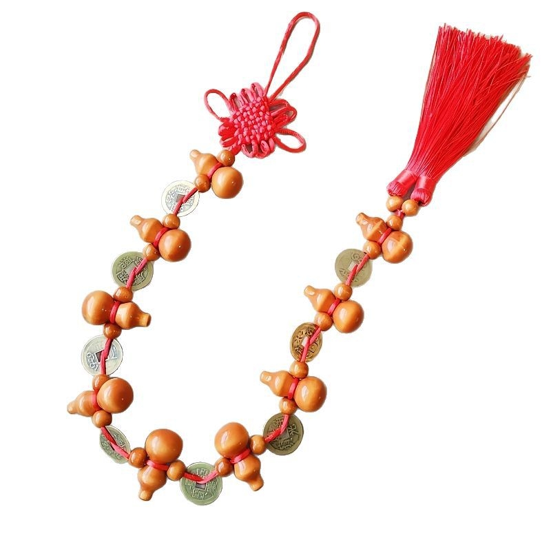 Drveni privjesak za unutarnju dekoraciju automobila, kineski tradicijski stil