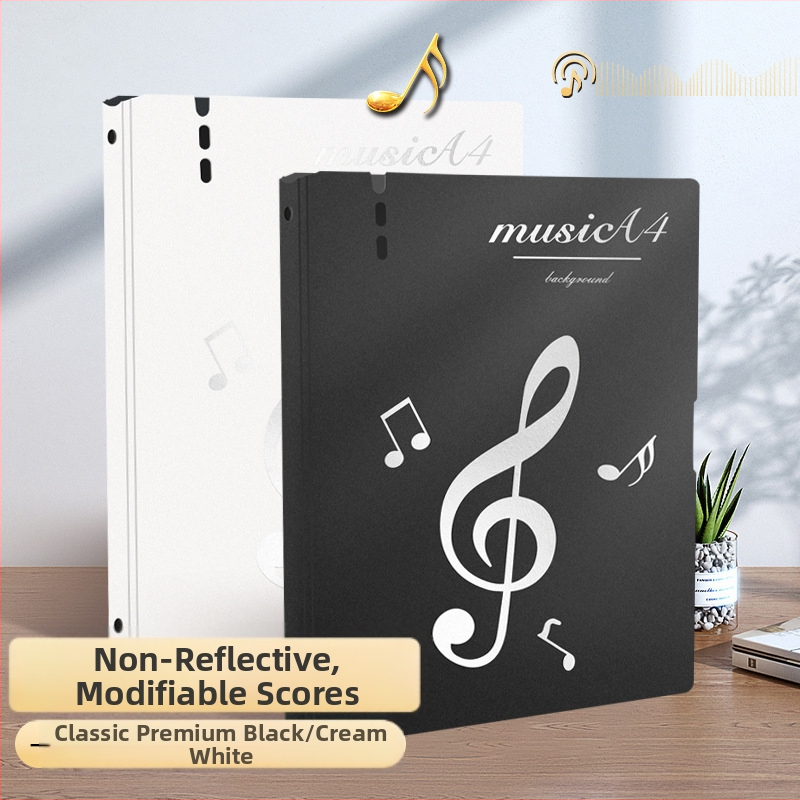 Muxi rain 15489 plastmasas daudzlapu partitūras klips ar neatspīdīgu virsmu