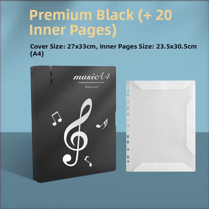 Muxi rain 15489 plastmasas daudzlapu partitūras klips ar neatspīdīgu virsmu