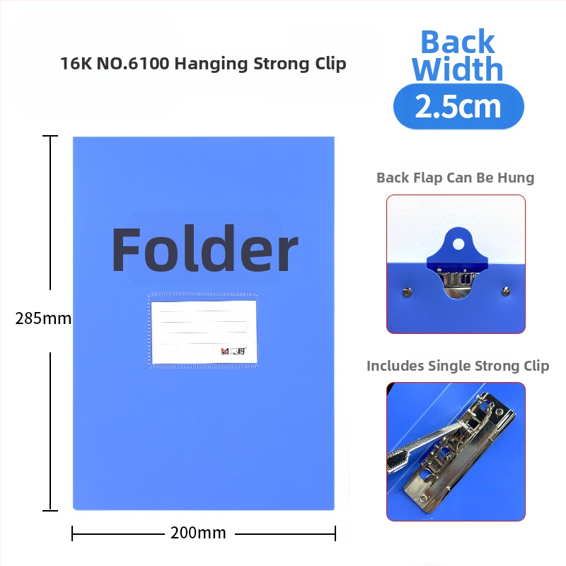 Daudzfunkcionāls piezīmju turētājs ar vienu stipru klipu, plastmasas konstrukcija, logotipa drukāšana pieejama
