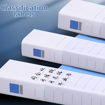 Divkāršā stipruma klipu mapīte - PP materiāls, drukāts logotips, pielāgošana pieejama, licencēta privātā zīme