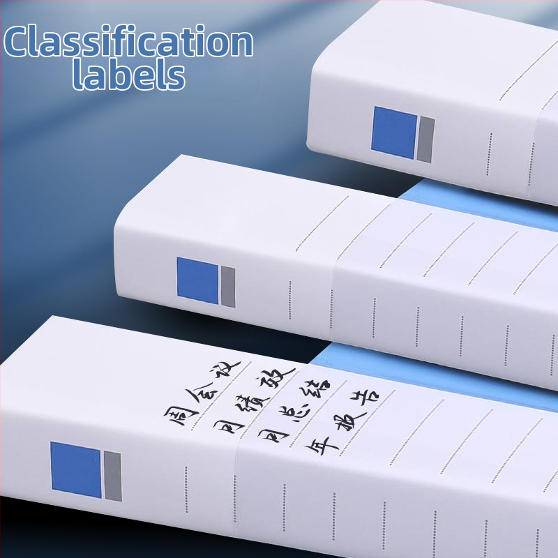 Divkāršā stipruma klipu mapīte - PP materiāls, drukāts logotips, pielāgošana pieejama, licencēta privātā zīme