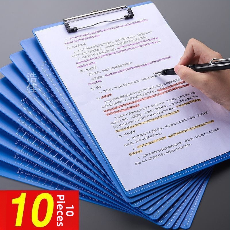 Klipbordes mapes ar stipru klipu un paneļu klipu, A4 saderīgs, modelis Ktybj000, plastmasa