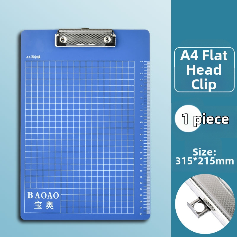 Klipbordes mapes ar stipru klipu un paneļu klipu, A4 saderīgs, modelis Ktybj000, plastmasa