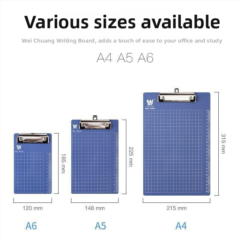 Klipbordes mapes ar stipru klipu un paneļu klipu, A4 saderīgs, modelis Ktybj000, plastmasa