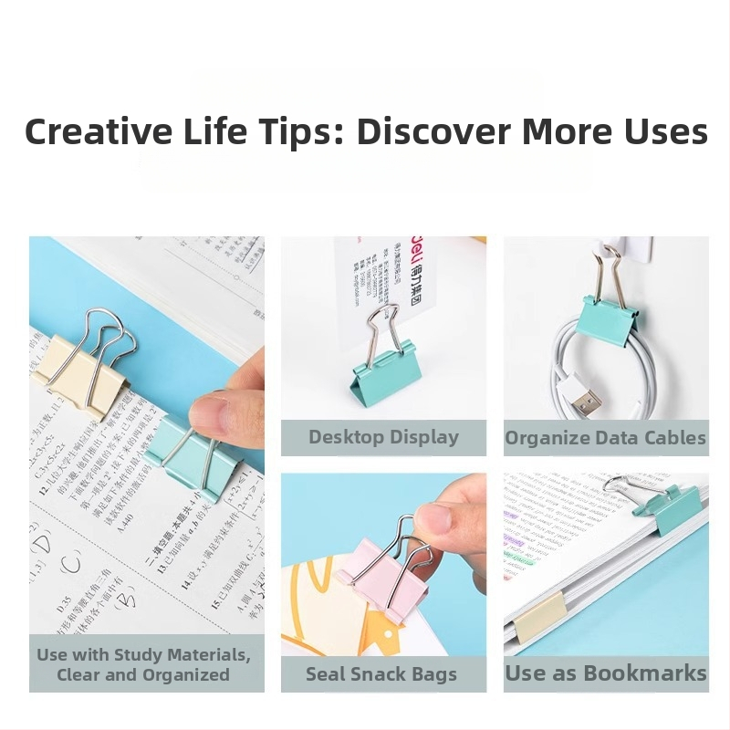 Rahakott Deli metallist klippide komplekt Tp513 Tp514 Tp515