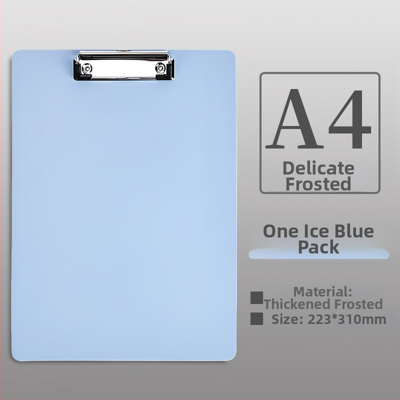 Telford plastmasas dokumentu mapē ar vienu stipru klipu, plāksnes biezums 5 mm