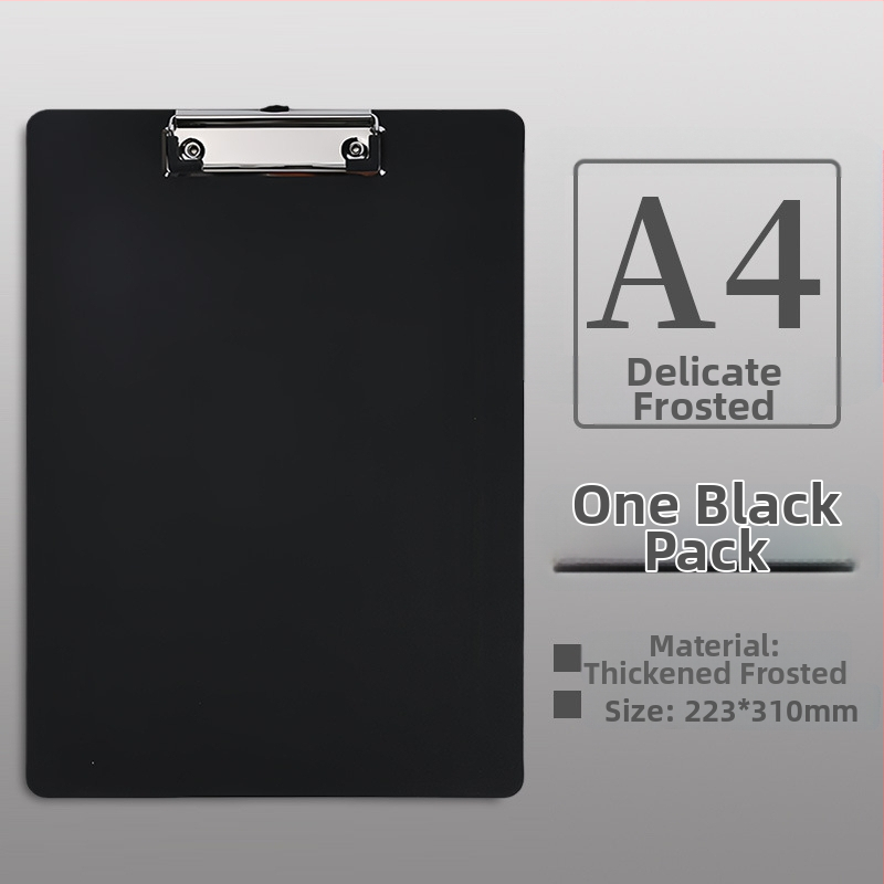 Telford plastmasas dokumentu mapē ar vienu stipru klipu, plāksnes biezums 5 mm