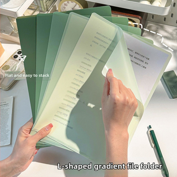 L formas dokumentu mapīte A4, sānu ieeja, dokumentu uzglabāšana, modelis Lxwjjia