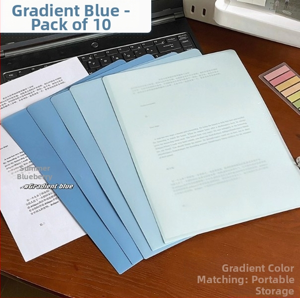 L formas dokumentu mapīte A4, sānu ieeja, dokumentu uzglabāšana, modelis Lxwjjia