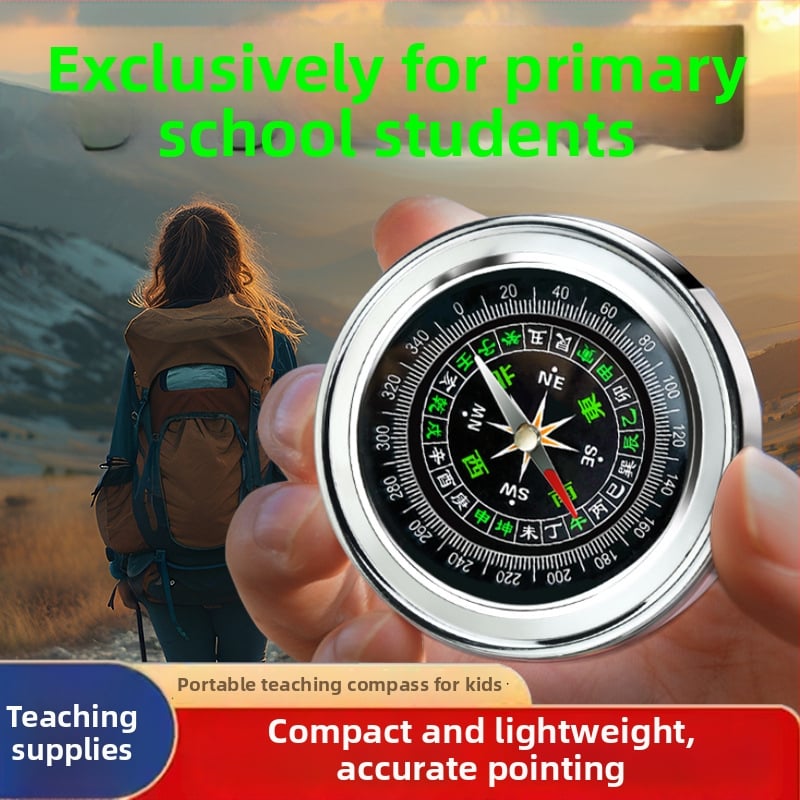 Minge cu busolă pentru copii, montată pe mașină – lumina de noapte, precizie înaltă, joc educativ în aer liber