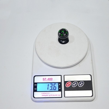 Μπάλα πυξίδας αυτοκινήτου με βεντούζα — εξωτερικό διακοσμητικό αξεσουάρ αυτοκινήτου