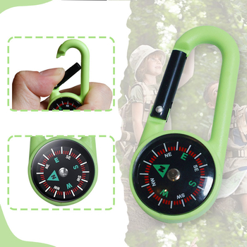 8x21-es nagyítású gyermek teleszkópos készlet, ABS tokkal, iránytűvel és karabinerrel, kültéri felfedezésekhez (4–6 évesek)