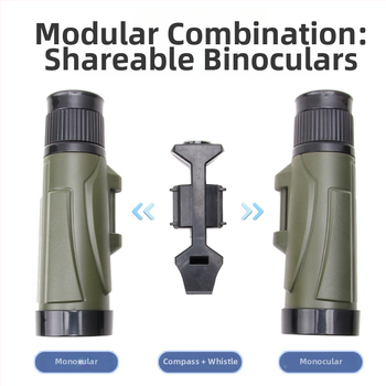 Fizikai oktatási teleszkóp játék gyerekeknek 7–14 évesek, műanyag, DIY, többfunkciós, síppal és iránytűvel