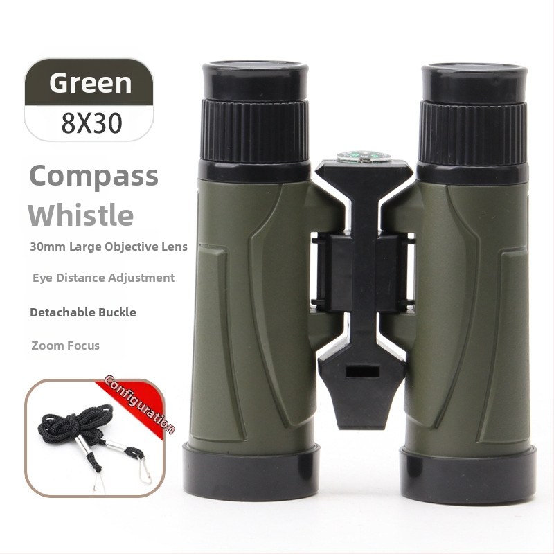 Fizikai oktatási teleszkóp játék gyerekeknek 7–14 évesek, műanyag, DIY, többfunkciós, síppal és iránytűvel