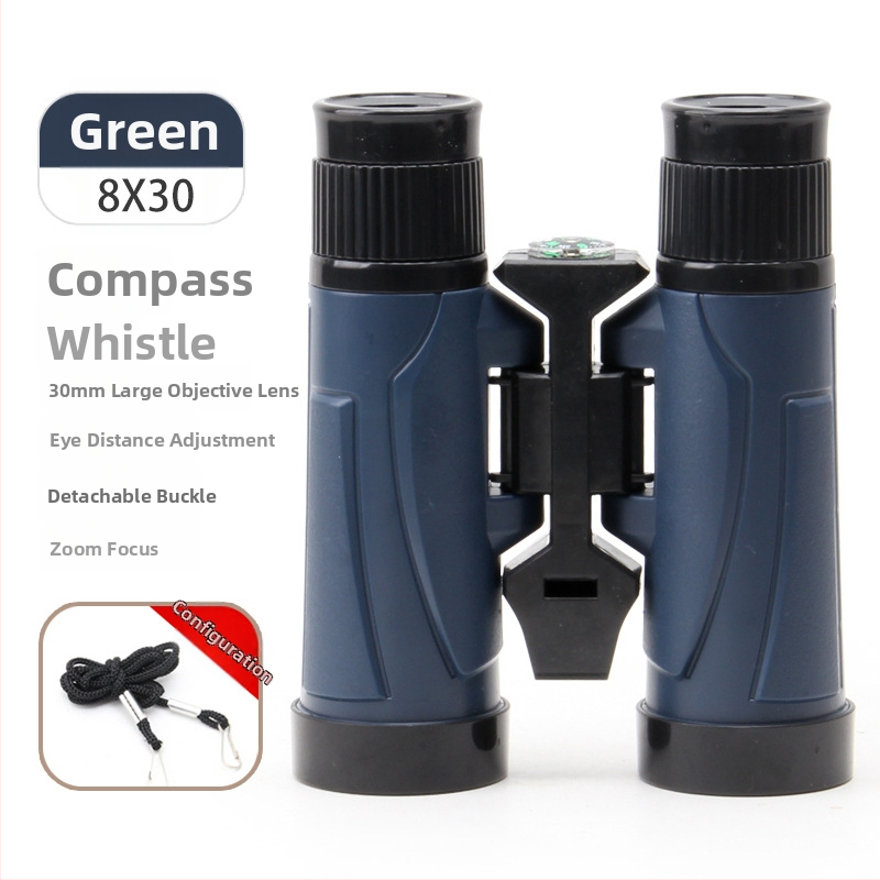 Fizikai oktatási teleszkóp játék gyerekeknek 7–14 évesek, műanyag, DIY, többfunkciós, síppal és iránytűvel