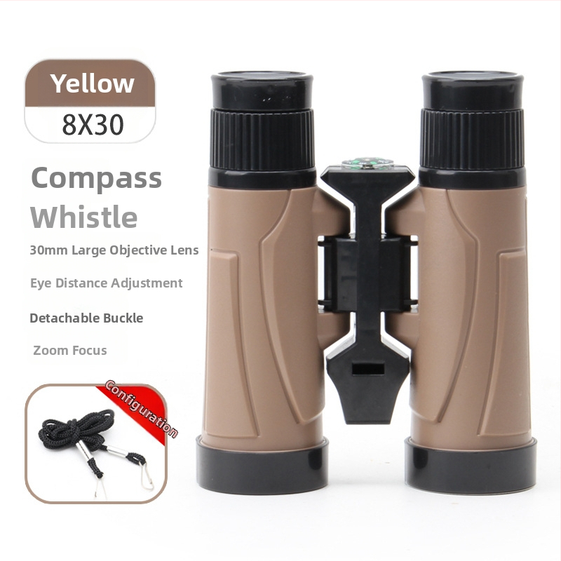 Fizikai oktatási teleszkóp játék gyerekeknek 7–14 évesek, műanyag, DIY, többfunkciós, síppal és iránytűvel