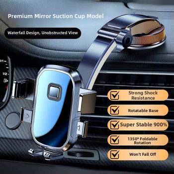 Suport pentru telefon auto cu ventuză, bază rotativă pe bord, universal pentru telefoane și navigație
