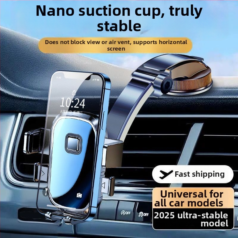 Suport pentru telefon auto cu ventuză, bază rotativă pe bord, universal pentru telefoane și navigație