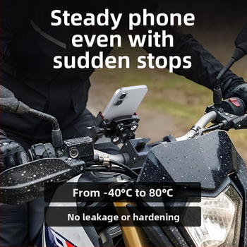 Motocikla un velosipēda tālruņa turētājs ar šoka absorbēšanu • Zīmols Jianhuida • Modeļa numurs A399B+X55 • Piemērots motocikliem un velosipēdiem • Mērķis: riteņbraukšana