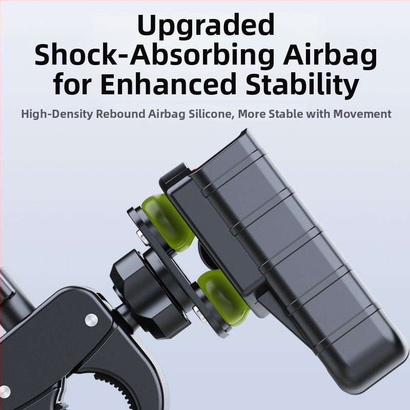 Motocikla un velosipēda tālruņa turētājs ar šoka absorbēšanu • Zīmols Jianhuida • Modeļa numurs A399B+X55 • Piemērots motocikliem un velosipēdiem • Mērķis: riteņbraukšana