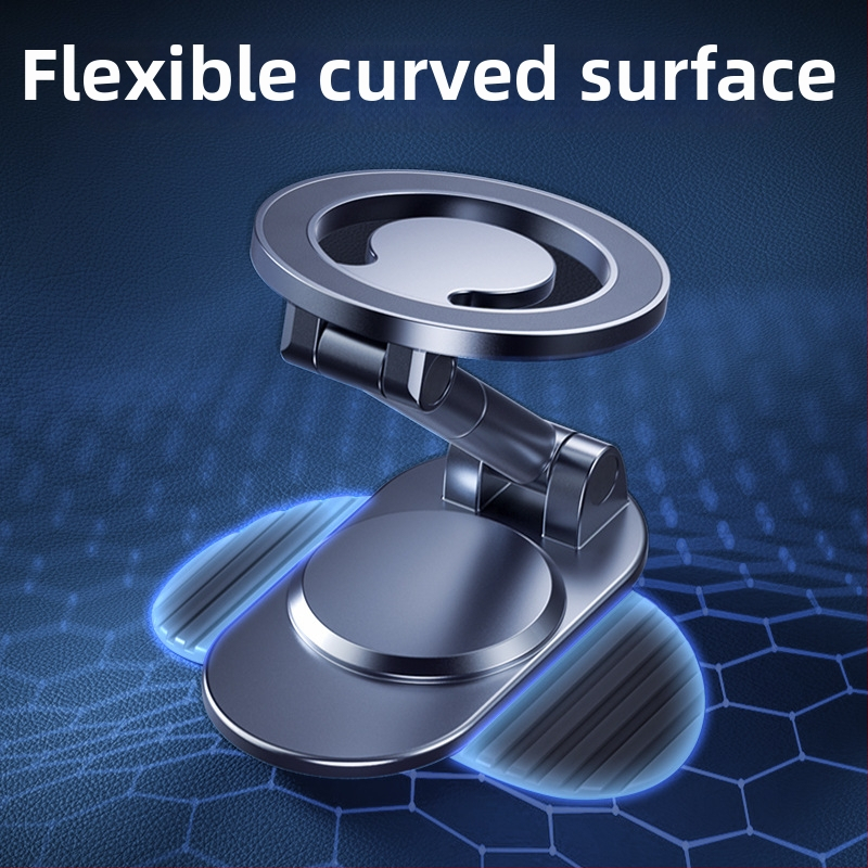 Θήκη κινητού αυτοκινήτου με MagSafe μαγνητικό στήριγμα, 360° περιστροφή, αναδιπλούμενο, εγκατάσταση στον ταμπλό με κόλλα