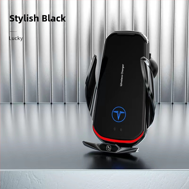 Ασύρματος φορέας κινητού για αυτοκίνητο με φόρτιση 66W — 360° περιστροφή, ηλεκτρική σύσφιξη, τοποθέτηση σε αεραγωγό