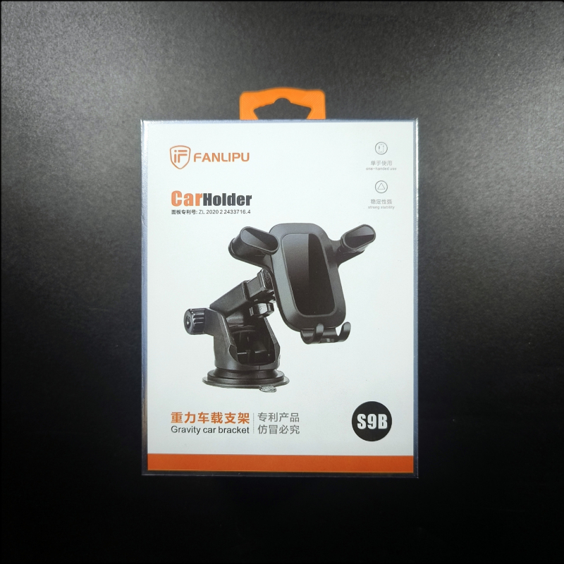 Универсален държач за телефон за автомобил, гравитационен монтаж върху въздуховод, вакуумна чашка