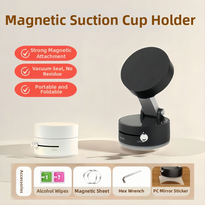 Univerzalni magnetski držač telefona za automobil s vakuumskom osnovom, za instrument ploču