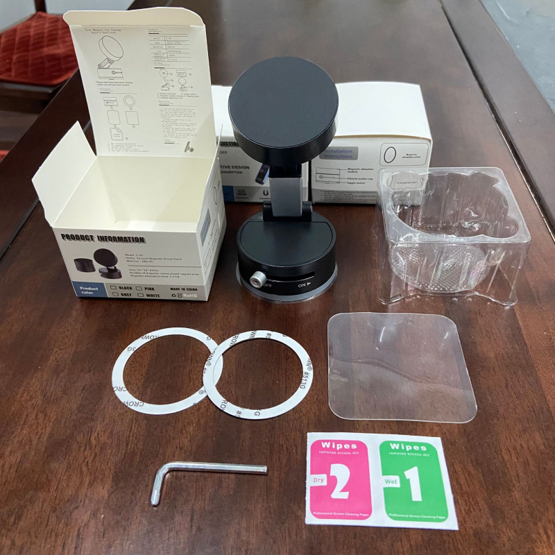 Univerzalni magnetski držač telefona za automobil s vakuumskom osnovom, za instrument ploču