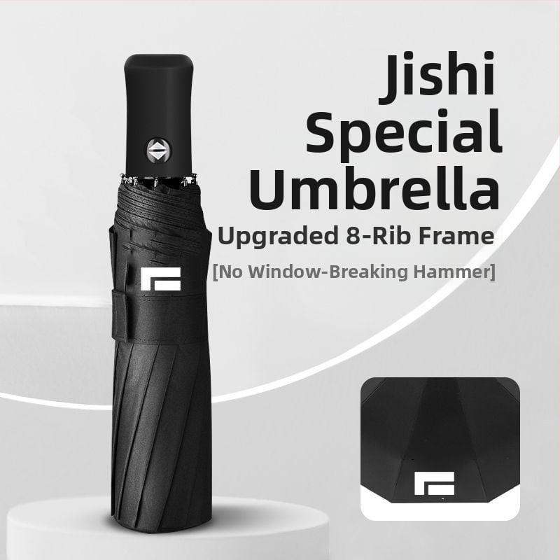 Ομπρέλα αυτοκινήτου με σφυρί θραύσης παραθύρων, πλήρως αυτόματη, τοποθετημένη στο αυτοκίνητο, αναδιπλούμενη ηλιοπροστασία