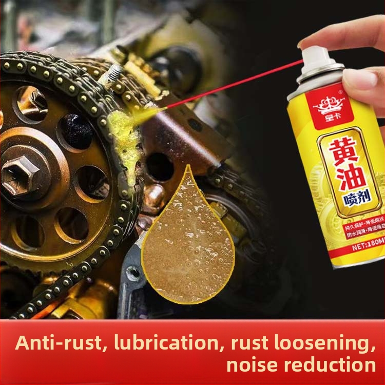 Automobilių aukštatemperatūrinis tepalų purškiklis durų spynoms, guoliams ir pavaroms – tepalų formulė, galiojimo laikas 3 metai