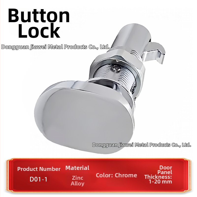 D01 Atslēgas tipa RV skapjiem un durvīm | cinka sakausējums/ABS, piemērots RV skapjiem, griestu durvīm un atvilktnēm, mūsdienīgs stils